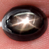 2.47 Ct. Oval Cabochon Natural Gem Black 6 Rays Star Sapphire 2.47 Ct. Oval Cabochon Natural Gem Black 6 Rays Star Sapphire