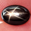 1.82 Ct. Seductive Natural Gemstone Black 6 Rays Star Sapphire Oval Cabochon 1.82 Ct. Seductive Natural Gemstone Black 6 Rays Star Sapphire Oval Cabochon