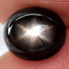 2.12 Ct. Oval Cabochon Natural Black 6 Ray Star Sapphire Gemstone 2.12 Ct. Oval Cabochon Natural Black 6 Ray Star Sapphire Gemstone