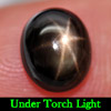 2.63 Ct. Oval Cab Natural Gem Lucky 6 Ray Black Star Sapphire 2.63 Ct. Oval Cab Natural Gem Lucky 6 Ray Black Star Sapphire