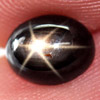 1.57 Ct. Attractive Natural Gemstone 6 Ray Black Star Sapphire Oval Cabochon 1.57 Ct. Attractive Natural Gemstone 6 Ray Black Star Sapphire Oval Cabochon