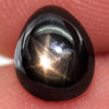1.63 Ct. Natural Lucky 6 Ray Black Star Sapphire Gemstone Pear Cab 1.63 Ct. Natural Lucky 6 Ray Black Star Sapphire Gemstone Pear Cab