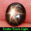 1.05 Ct. Alluring Natural 6 Ray Black Star Sapphire Gemstone Oval Cab 1.05 Ct. Alluring Natural 6 Ray Black Star Sapphire Gemstone Oval Cab