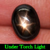 1.80 Ct. Oval Cabochon Natural Gemstone 6 Rays Black Star Sapphire 1.80 Ct. Oval Cabochon Natural Gemstone 6 Rays Black Star Sapphire