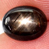 1.90 Ct. Oval Cabochon Natural 6 Ray Black Star Sapphire Gemstone 1.90 Ct. Oval Cabochon Natural 6 Ray Black Star Sapphire Gemstone