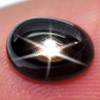 2.55 Ct. Natural 6 Ray Black Star Oval Cab Sapphire Gemstone 2.55 Ct. Natural 6 Ray Black Star Oval Cab Sapphire Gemstone
