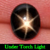 1.68 Ct. Oval Cabochon Natural Black Star Sapphire 6 Rays 1.68 Ct. Oval Cabochon Natural Black Star Sapphire 6 Rays