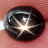 1.69 Ct. Natural Gemstone Lucky 6 Ray Black Star Sapphire Oval Cabochon 1.69 Ct. Natural Gemstone Lucky 6 Ray Black Star Sapphire Oval Cabochon