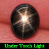 1.53 Ct. Oval Cabochon Natural Black Star Sapphire 6 Rays 1.53 Ct. Oval Cabochon Natural Black Star Sapphire 6 Rays