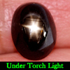 Natural Black Star Sapphire Gemstones 3.52 Ct. Oval Cabochon Shape 9.2 x 7.1 Mm. Natural Black Star Sapphire Gemstones 3.52 Ct. Oval Cabochon Shape 9.2 x 7.1 Mm.