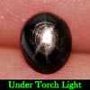 1.39 Ct. Natural 6 Ray Black Star Oval Cab Sapphire Gemstone 1.39 Ct. Natural 6 Ray Black Star Oval Cab Sapphire Gemstone