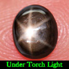 0.68 Ct. Natural 6 Ray Black Star Oval Cab Sapphire Gemstone 0.68 Ct. Natural 6 Ray Black Star Oval Cab Sapphire Gemstone