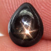 1.18 Ct. Pear Cab Natural Black Star Sapphire 6 Rays 1.18 Ct. Pear Cab Natural Black Star Sapphire 6 Rays