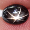 1.60 Ct. Natural 6 Ray Black Star Oval Cab Sapphire Gemstone 1.60 Ct. Natural 6 Ray Black Star Oval Cab Sapphire Gemstone