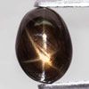 1.69 Ct. Natural 6 Ray Black Star Oval Cab Sapphire Gemstone 1.69 Ct. Natural 6 Ray Black Star Oval Cab Sapphire Gemstone