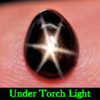 1.80 Ct. Natural Gemstone Lucky 6 Rays Black Star Sapphire Pear Cabochon 1.80 Ct. Natural Gemstone Lucky 6 Rays Black Star Sapphire Pear Cabochon