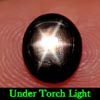 1.20 Ct. Natural 6 Ray Black Star Oval Cab Sapphire Gemstone 1.20 Ct. Natural 6 Ray Black Star Oval Cab Sapphire Gemstone