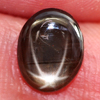 1.04 Ct. Oval Cabochon Natural Black Star Sapphire 6 Rays 1.04 Ct. Oval Cabochon Natural Black Star Sapphire 6 Rays