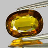 Yellow Sapphire 1.59 Ct. Clean Oval Shape 9.1 x 6.8 Mm. Natural Gem Thailand