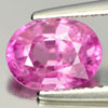 Certified Pink Sapphire 1.59 Ct. Oval 8.22 x 6.20 Mm Natural Gemstone Madagascar