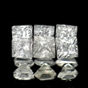 0.26 Ct. 6 Pcs. Natural Gemstones White Sapphire Square Princess Cut 1.9 Mm. 0.26 Ct. 6 Pcs. Natural Gemstones White Sapphire Square Princess Cut 1.9 Mm.