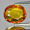 Yellow Sapphire 1.56 Ct. Oval Shape 8.4 x 6.9 Mm. Natural Gem Heated Thailand
