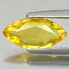 0.97 Ct. Good Natural Gemstone Yellow Sapphire Marquise Shape