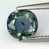 Bluish Green Sapphire 1.54 Ct. Cushion 7.2 x 7 Mm. Natural Gemstone Thailand