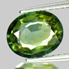 Green Sapphire 1.72 Ct. VVS Oval Shape 8.5 x 6.9 Mm. Natural Gemstone Thailand