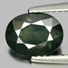 Green Sapphire 1.82 Ct. Clean Oval 8.2 x 6.2 Mm. Natural Gemstone Thailand