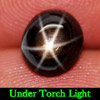 2.61 Ct. Nice Natural Gemstone 6 Ray Black Star Sapphire Oval Cabochon 2.61 Ct. Nice Natural Gemstone 6 Ray Black Star Sapphire Oval Cabochon