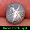 3.39 Ct. Natural Oval Cabochon Gray Star Sapphire 6 Rays Gemstone Unheated 3.39 Ct. Natural Oval Cabochon Gray Star Sapphire 6 Rays Gemstone Unheated