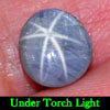 3.49 Ct. Natural Gem Blue Star Sapphire 6 Rays Oval Cabochon 3.49 Ct. Natural Gem Blue Star Sapphire 6 Rays Oval Cabochon
