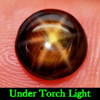Golden Star Sapphire 6 Ray Certified 2.12 Ct. Round Cab 7.41x7.50Mm. Natural Gem Golden Star Sapphire 6 Ray Certified 2.12 Ct. Round Cab 7.41x7.50Mm. Natural Gem