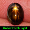 Golden Star Sapphire 6 Ray Certified 1.88 Ct. Oval Cab5.95 x 7.98Mm. Natural Gem Golden Star Sapphire 6 Ray Certified 1.88 Ct. Oval Cab5.95 x 7.98Mm. Natural Gem