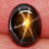 Star Sapphire 6 Ray Golden Certified 3.10 Ct. Natural Gemstone From Thailand Star Sapphire 6 Ray Golden Certified 3.10 Ct. Natural Gemstone From Thailand