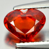 Red Sapphire 2.01 Ct. Heart Shape 8.1 x 6.4 Mm. Natural Gemstones Tanzania