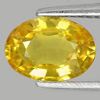 Yellow Sapphire 0.98 Ct. Oval Shape 7 x 5 Mm. Natural Gemstone Thailand