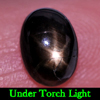 Alluring Gem 1.94 Ct. Natural Black Star Sapphire 6 Rays Oval Cabochon