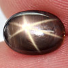 1.20 Ct. Oval Cab Natural Black Star Sapphire 6 Rays