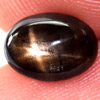 1.71 Ct. Natural Gemstone Oval Cabochon Black Star Sapphire 6 Rays