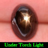 Nice Color 2.50 Ct. Natural Gem Oval Cabochon Black Star Sapphire 6 Rays