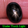 Nice Gem 1.78 Ct. Natural Black Star Sapphire 6 Rays Oval Cabochon