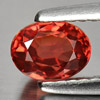 Red Sapphire 1.05 Ct. VVS Oval Shape 6 x 4.4 x 4 Mm. Natural Gemstone Tanzania