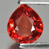 Red Songea Sapphire 1.10 Ct. VVS Pear Shape 6.5 x 6 Mm Natural Gemstone Tanzania