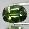 Green Sapphire 0.91 Ct. Cushion Shape 7 x 5 x 3 Mm. Natural Gemstone Thailand