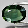 Green Sapphire 2.06 Ct. VS Oval Shape 9.6 x 7 Mm. Natural Gemstone Thailand