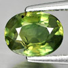 Green Sapphire 1.42 Ct. Oval Shape 7.2 x 5.4 x 3.7 Mm. Natural Gemstone