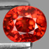 Orangish Red Sapphire 1.00 Ct. VVS Oval 5.6 x 4.9 Mm.Natural Gemstone Tanzania