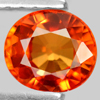 Orange Sapphire 1.05 Ct. Oval Shape 6 x 5.6 Mm. Natural Gemstone From Tanzania